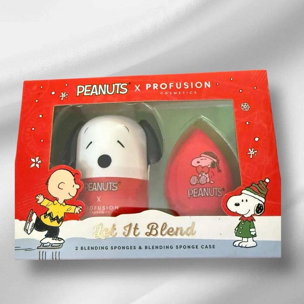 Peanuts X Profusion Blending Sponges‎ & Case NIB
